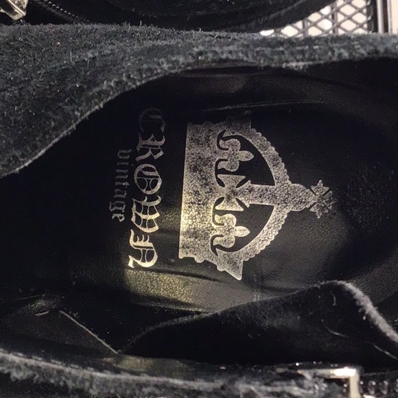 Crown Vintage black buckskin booties - Picture 6 of 6